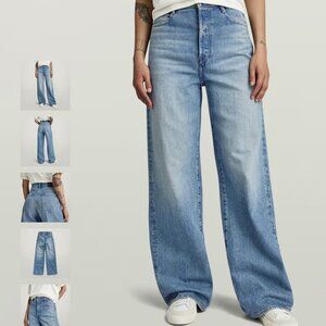 GStar Wide Leg Deck 2.0 High Waist Women's Jeans